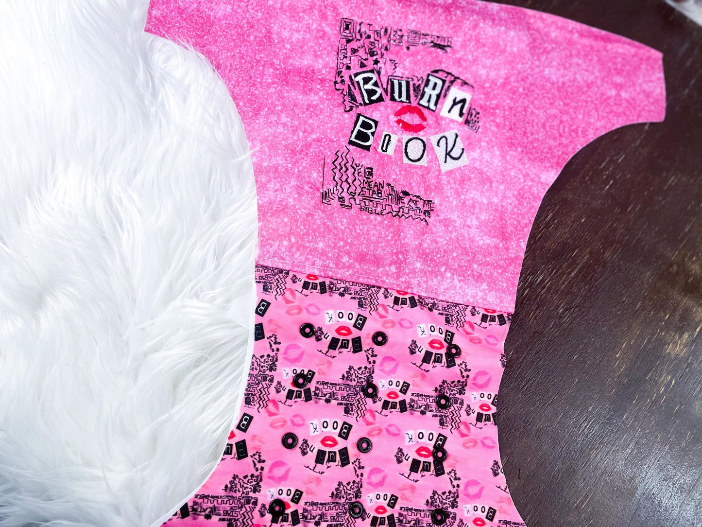 Burn Book Patch Embroidery Design