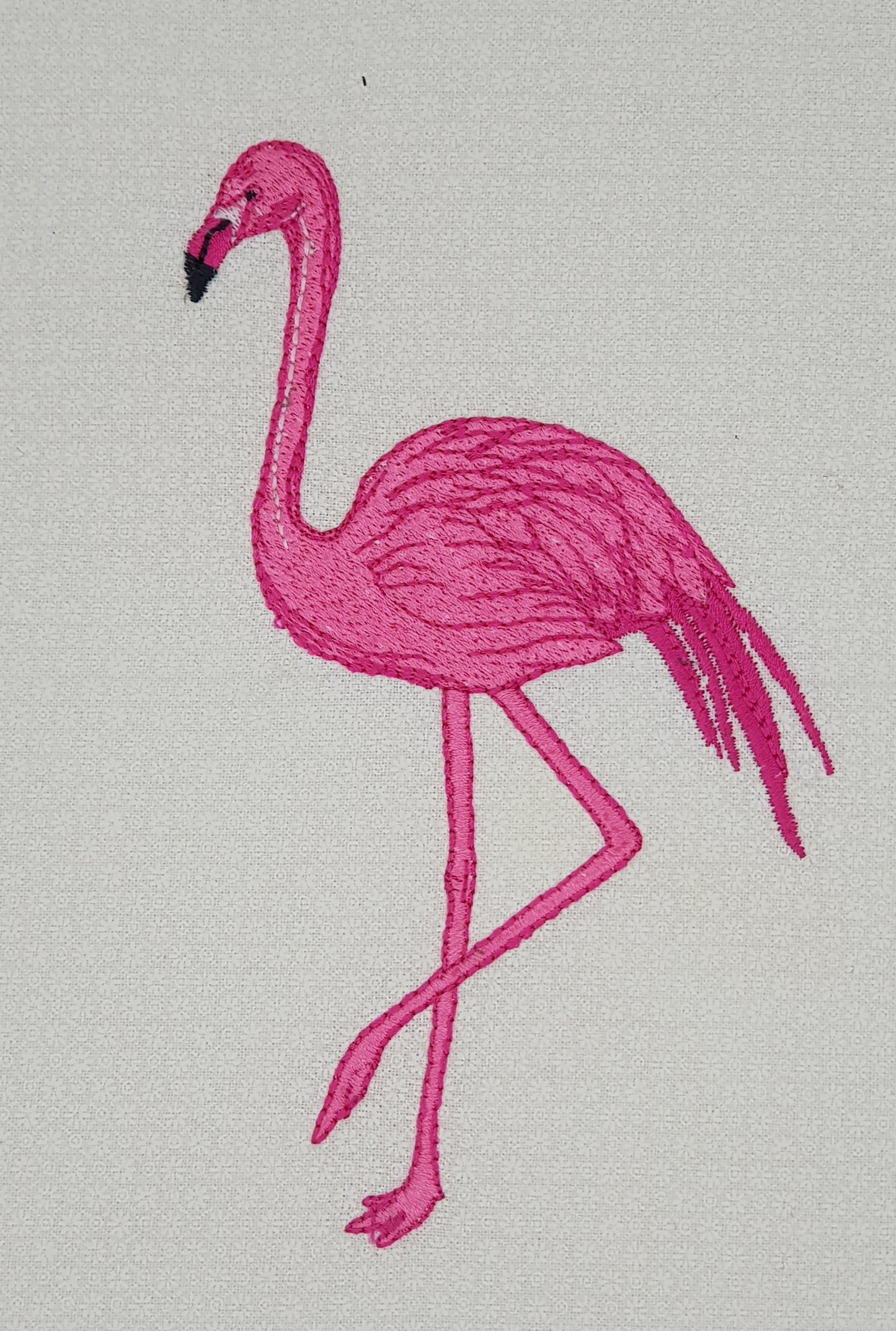 Flamingo Embroidery Design