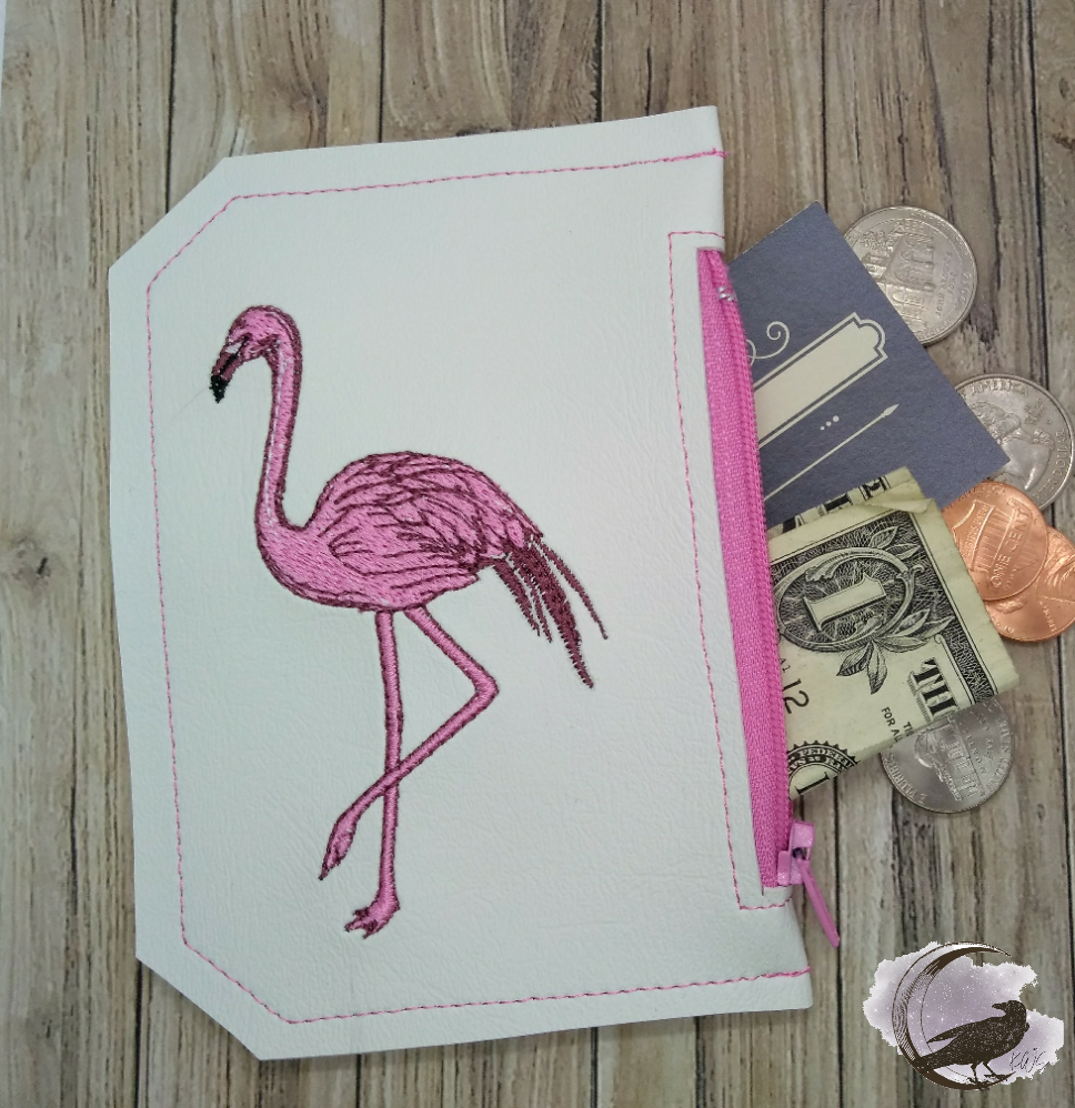 Flamingo Embroidery Design