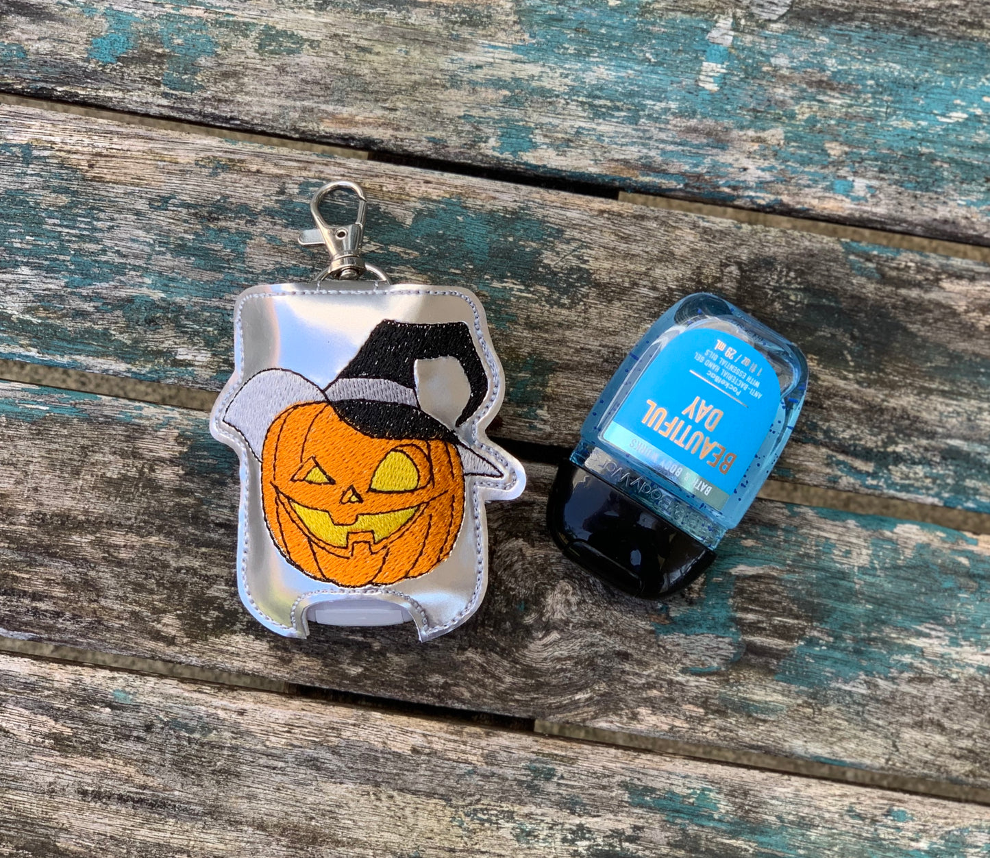 Pumpkin Sanitizer Holder, SMALL and LARGE sizes