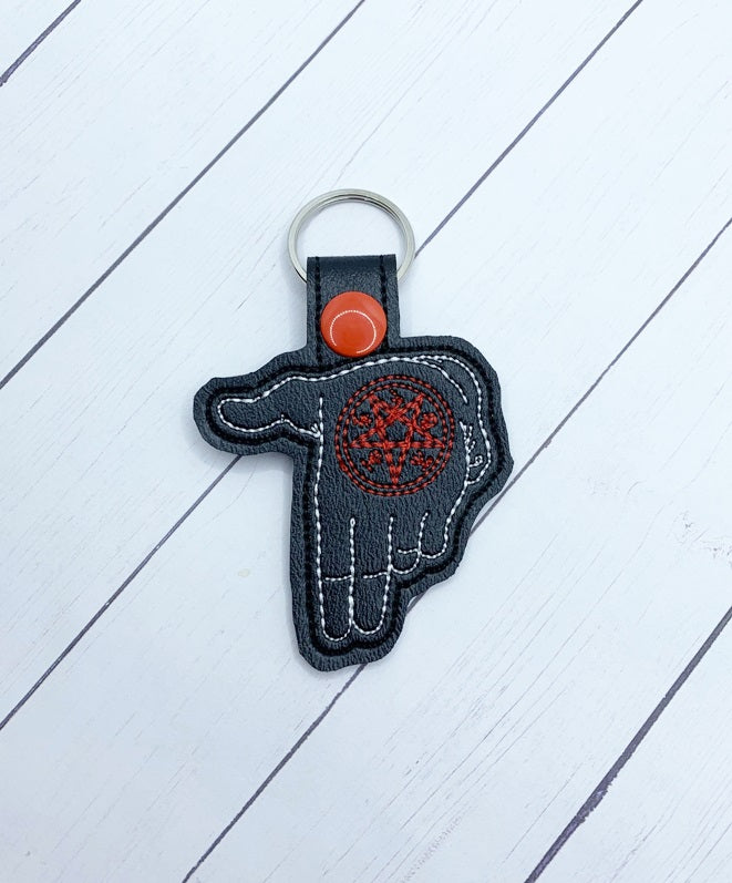 Glove Snap Tab & Eyelet Fob