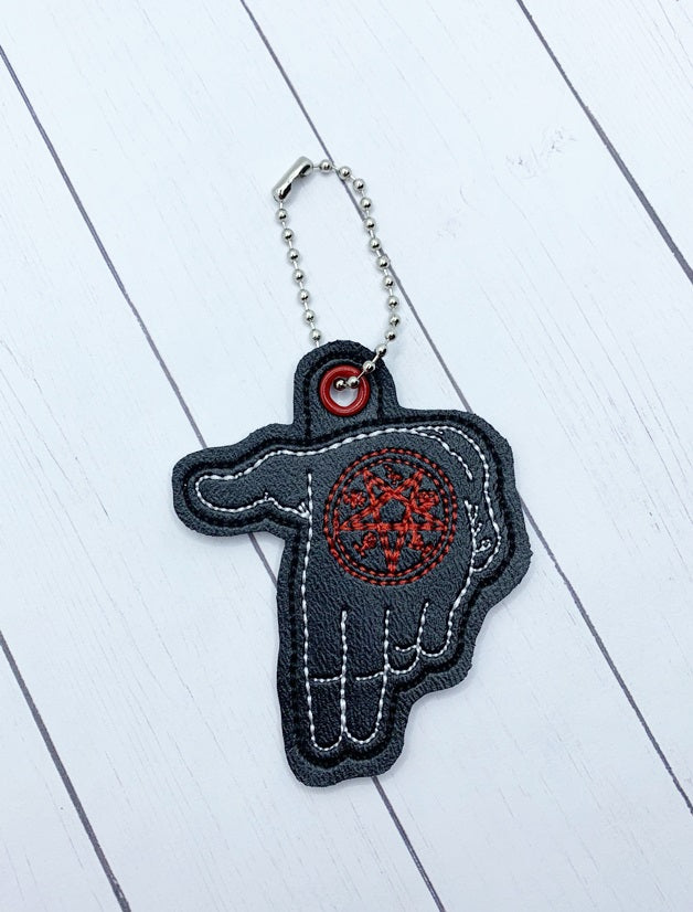 Glove Snap Tab & Eyelet Fob