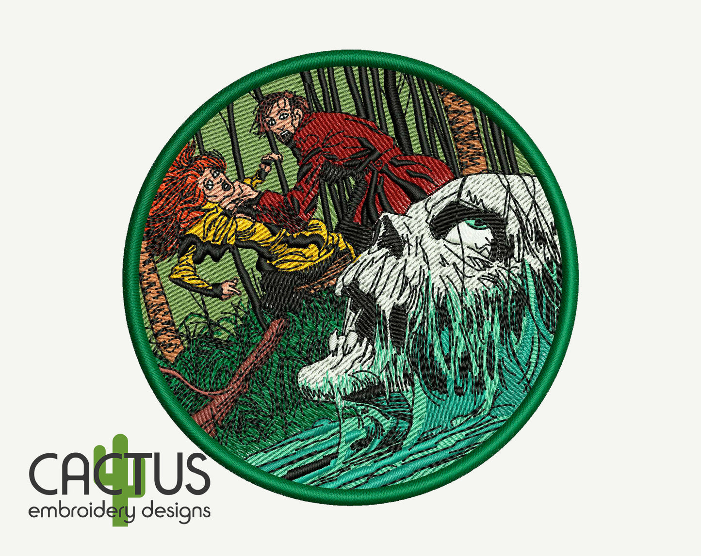 Awakening Patch Embroidery Design