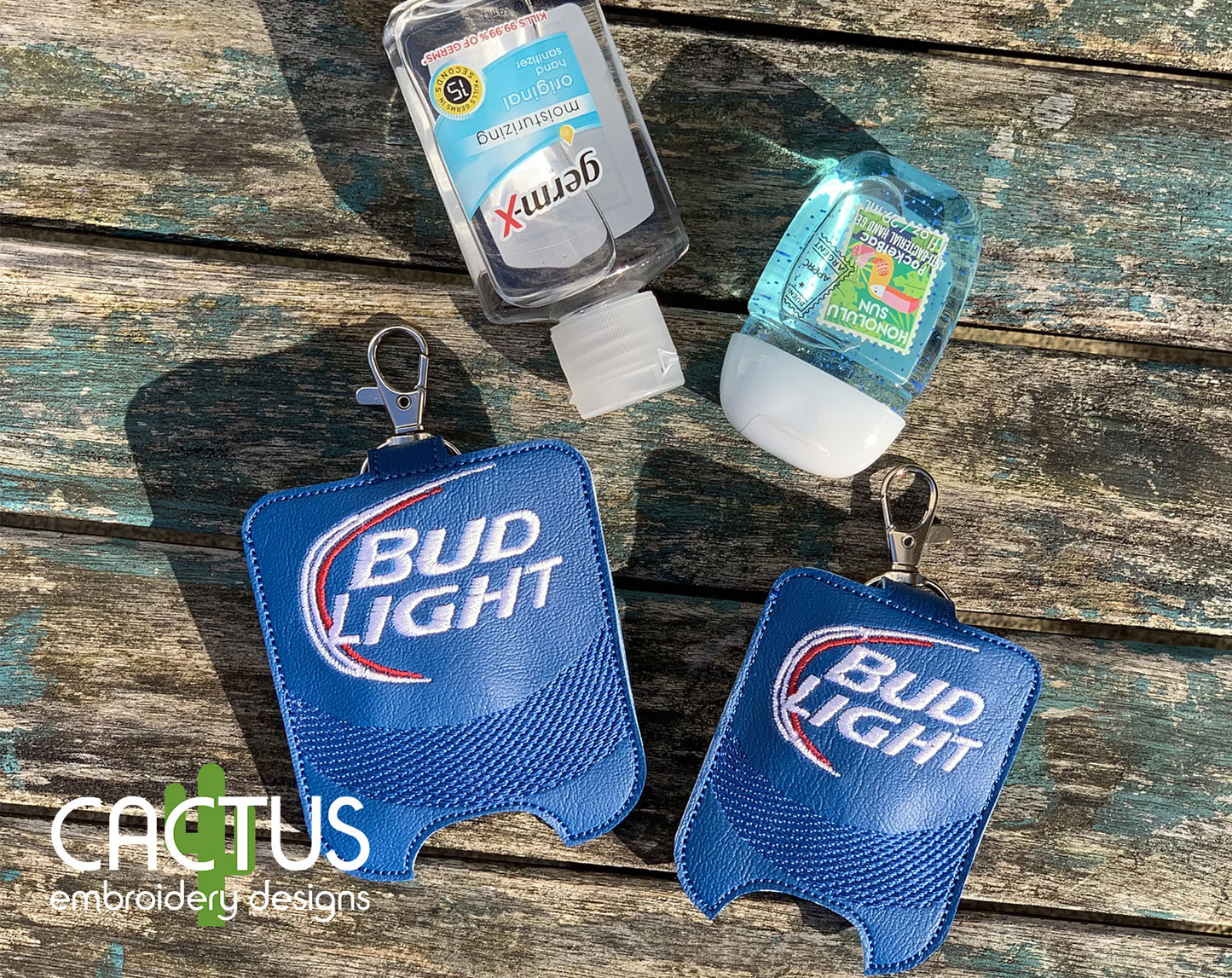 BL Beer Set of Bookmark\Bag Tag, Eyelet Fob, Feltie, Snap Tab & Sanitizer Holder
