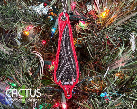Bat in Hat Ornament