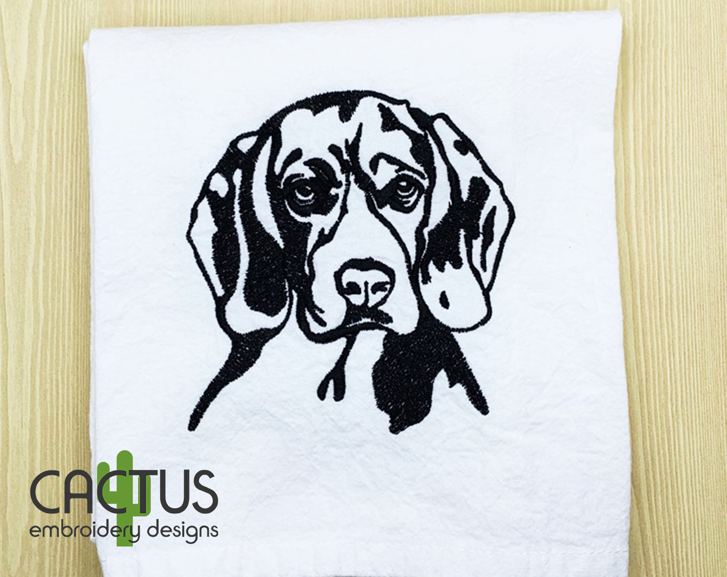 Beagle Embroidery Design