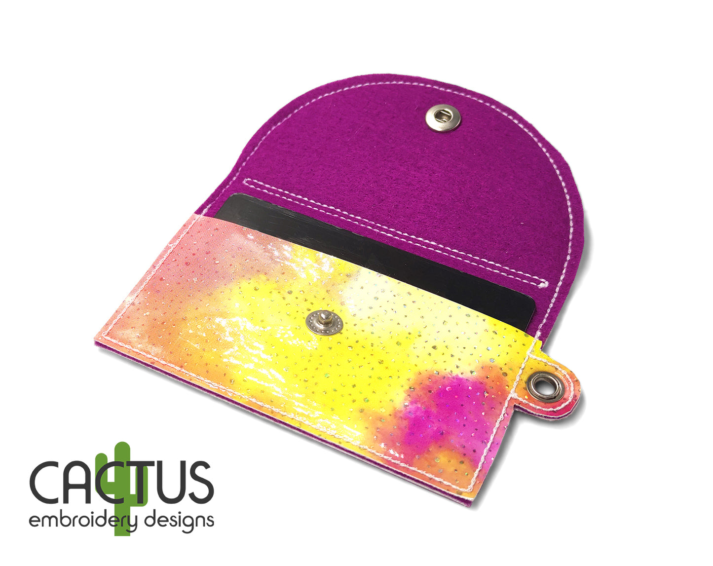 Blank Card Wallet 3 Variants including Snap and Eyelet