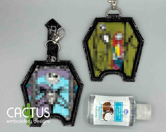 Blank Coffin Sanitizer Holder