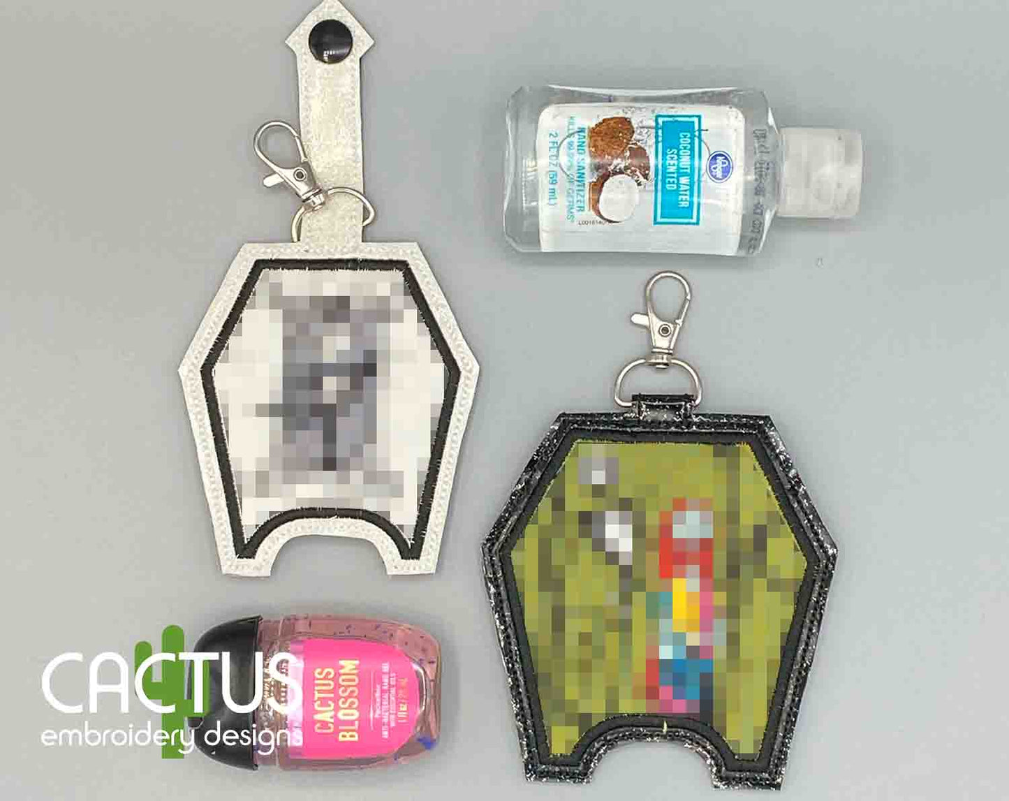 Blank Coffin Sanitizer Holder