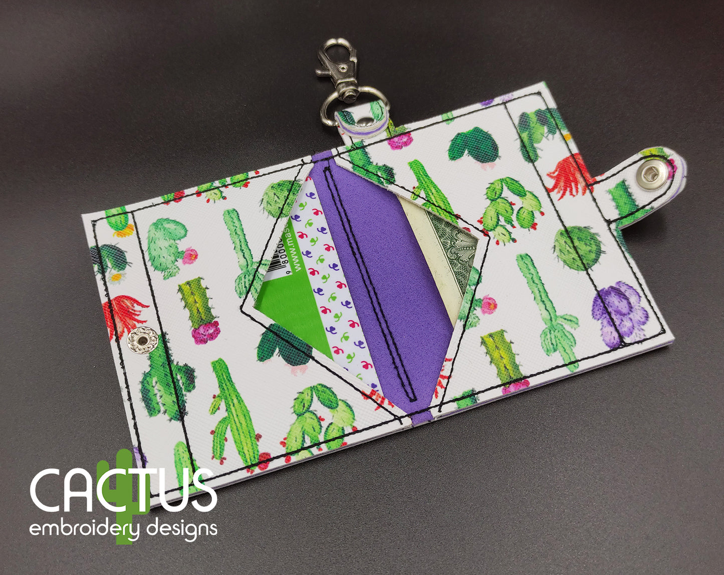 Blank ITH Wallet 3 Variants including Snap and Eyelet Design