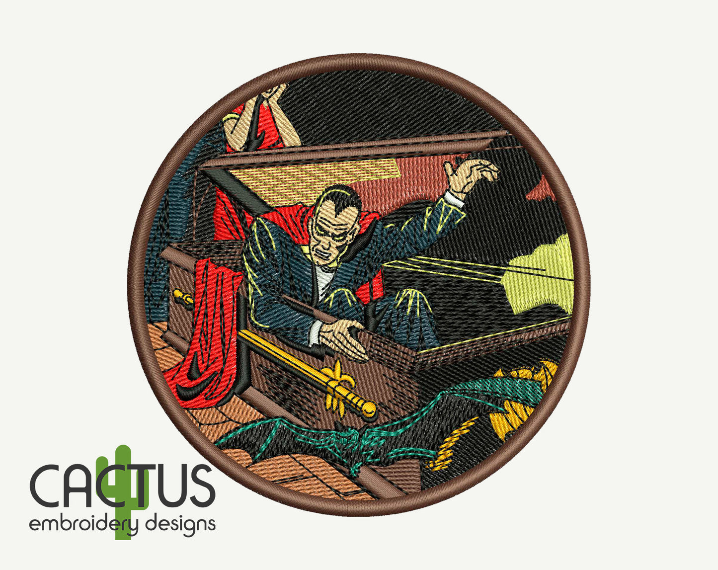 Bloodsucker Patch Embroidery Design