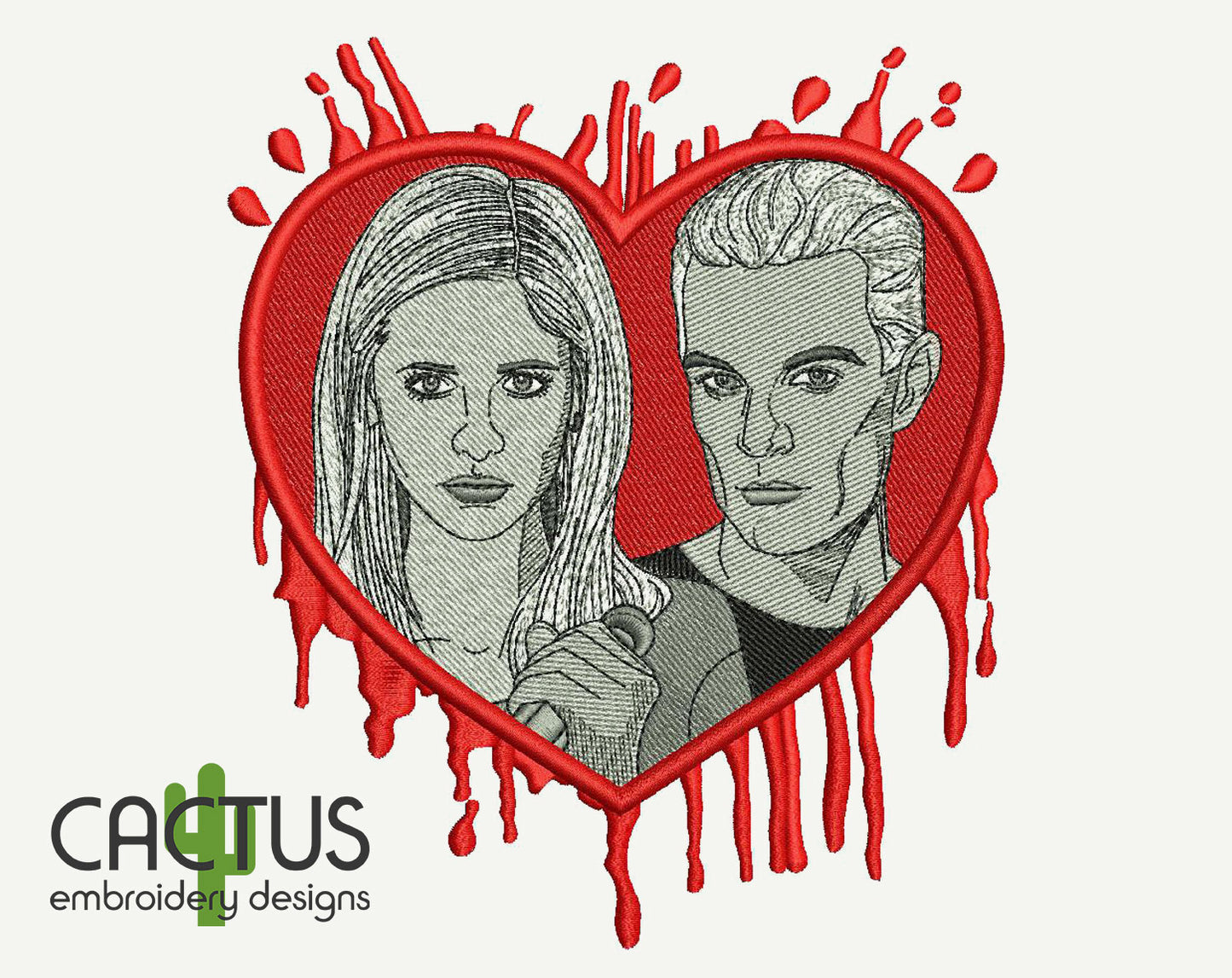 Slayer and Vampire Embroidery Design