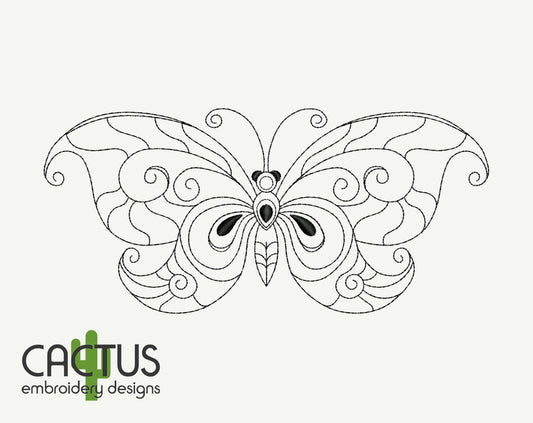 Butterfly 2 Embroidery Design
