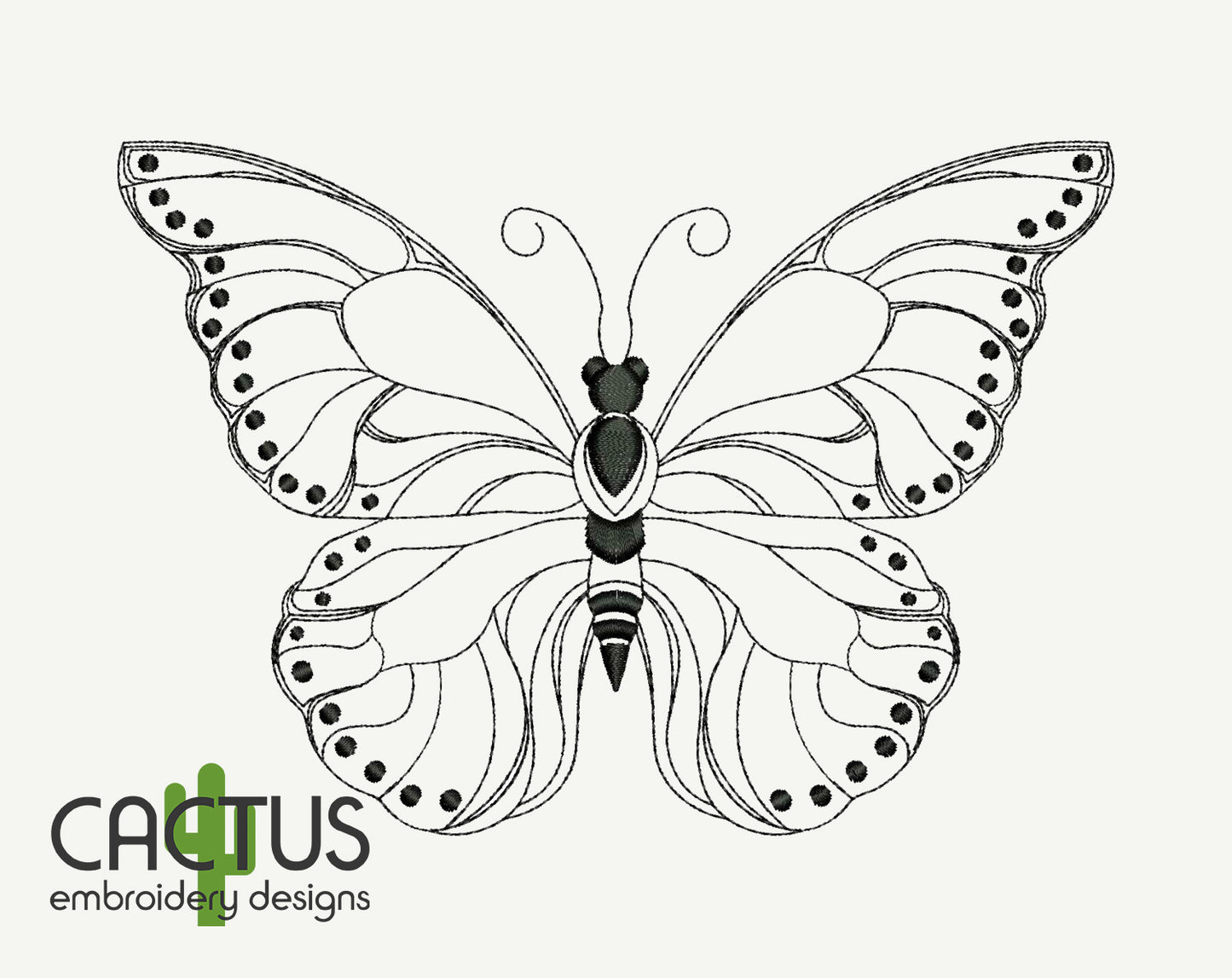 Butterfly 4 Embroidery Design