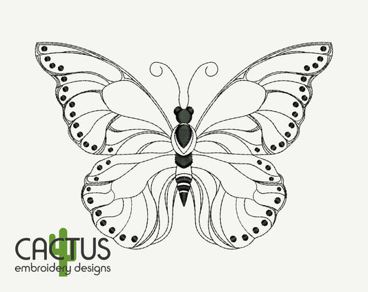 Butterfly 4 Embroidery Design