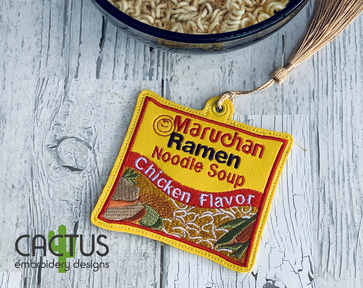 Chicken Ramen Bookmark\Bag Tag