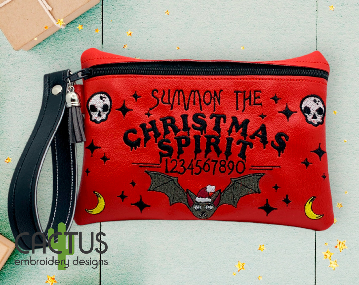 Christmas Spirit Zipper Bags