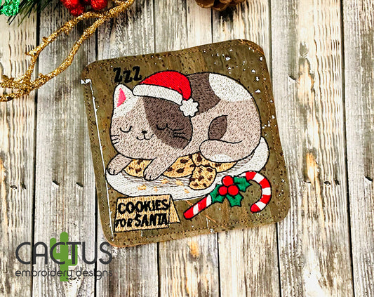 Cookies for Santa Embroidery Design