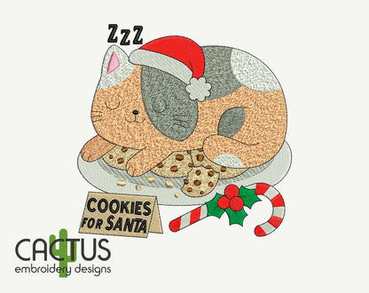 Cookies for Santa Embroidery Design