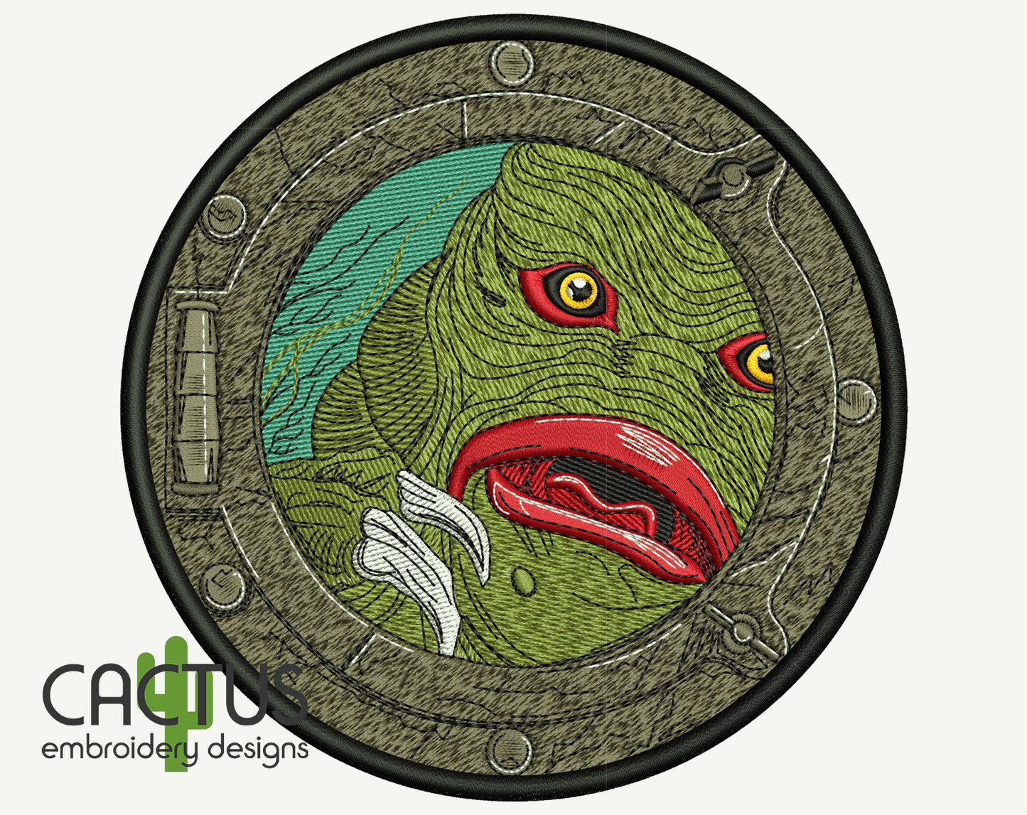 Creature Embroidery Design