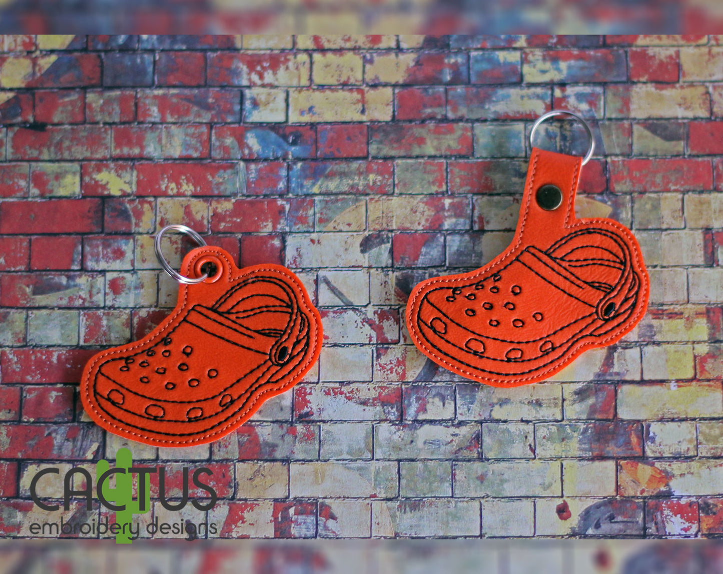 Shoe Eyelet Fob & Snap Tab