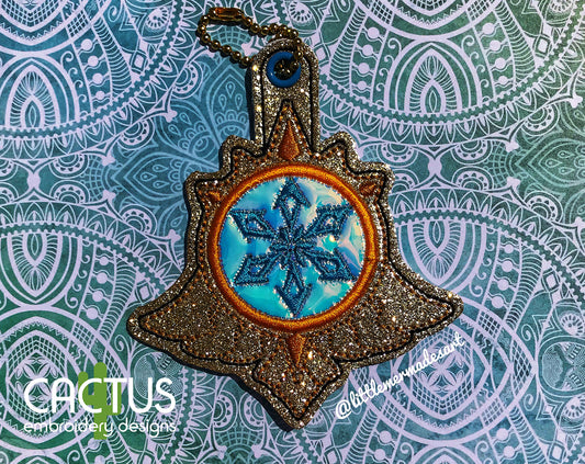 Frost Snap Tab & Eyelet Fob