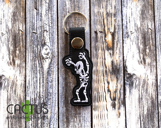 Cute Skeleton Snap Tab
