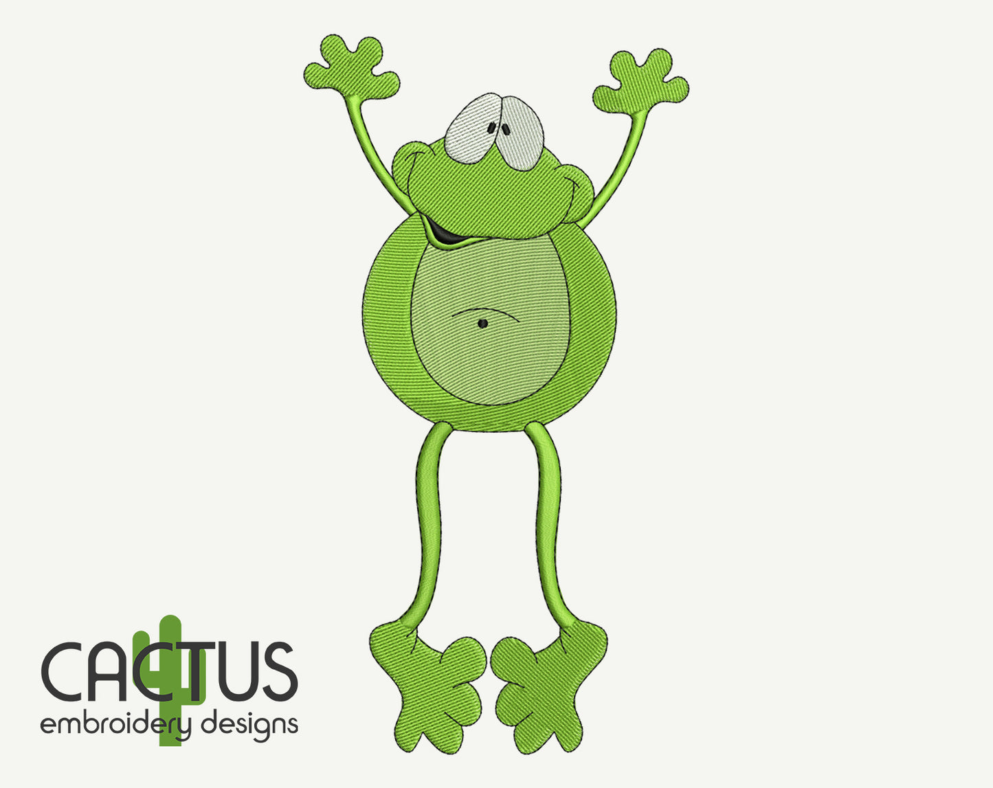 Cute Toad Embroidery Design