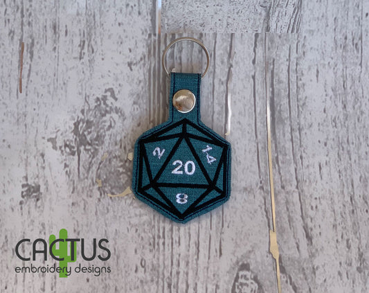 D20 Dice Snap Tab