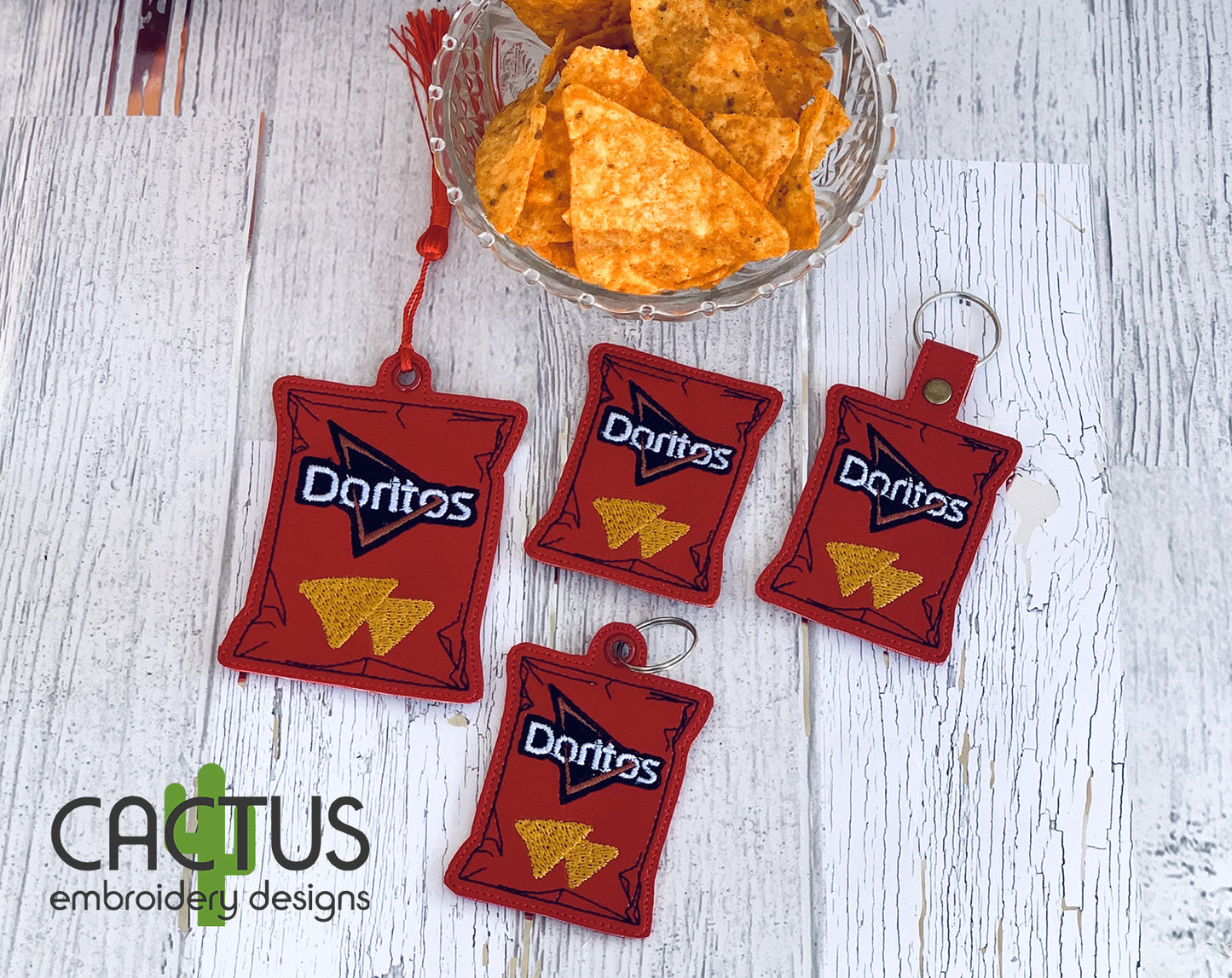 D Chips Set of Bookmark\Bag Tag, Eyelet Fob, Feltie, Snap Tab