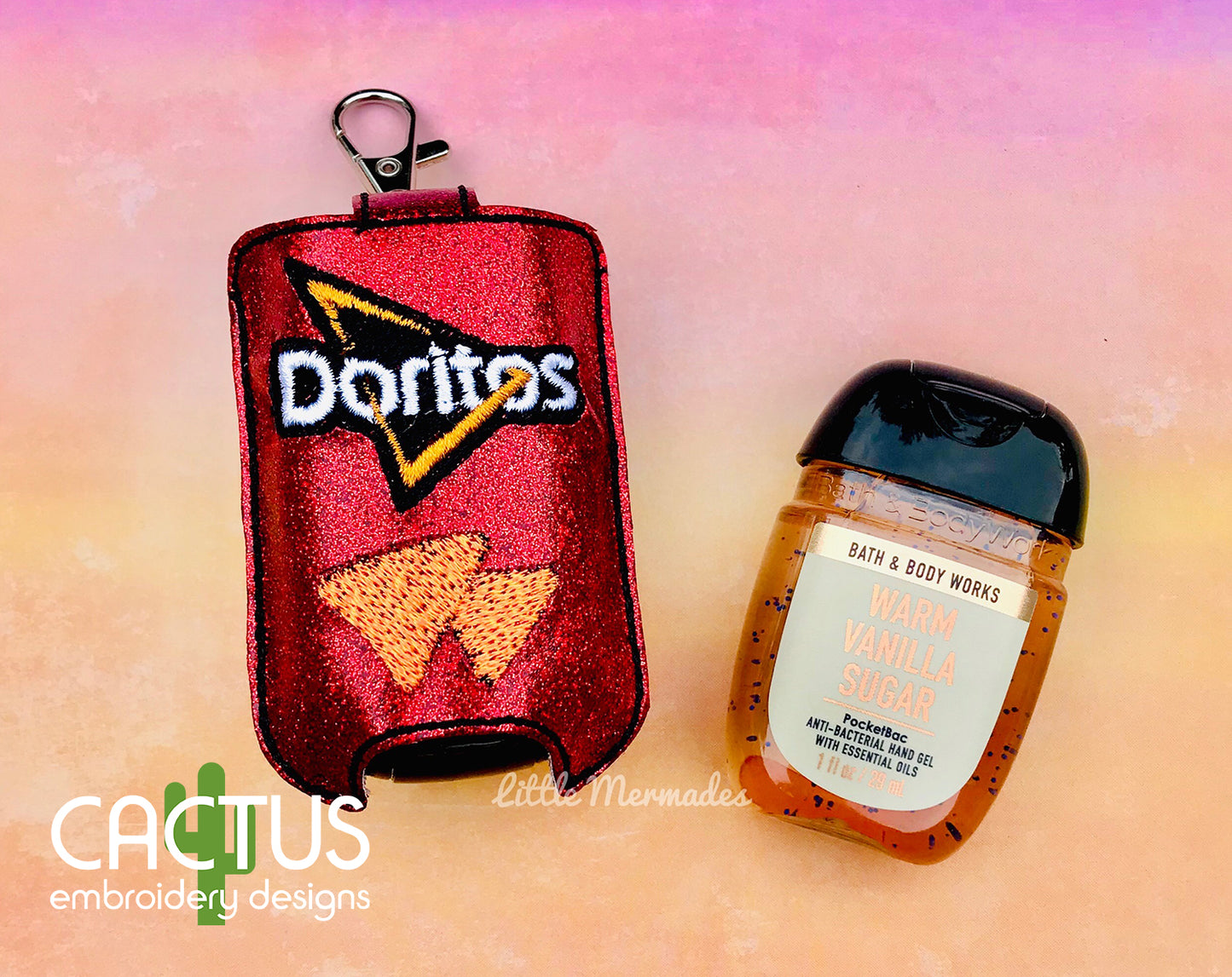 D Chips Sanitizer Holder, SMALL and LARGE sizes