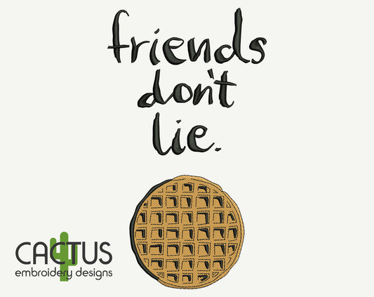 Friends Embroidery Design