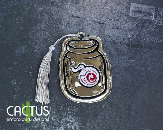Eyeball Jar Bookmark\Bag Tag