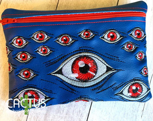 Eyes Zipper Bag