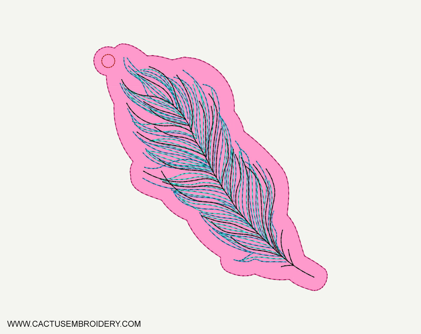 Feather Bookmark\Bag Tag