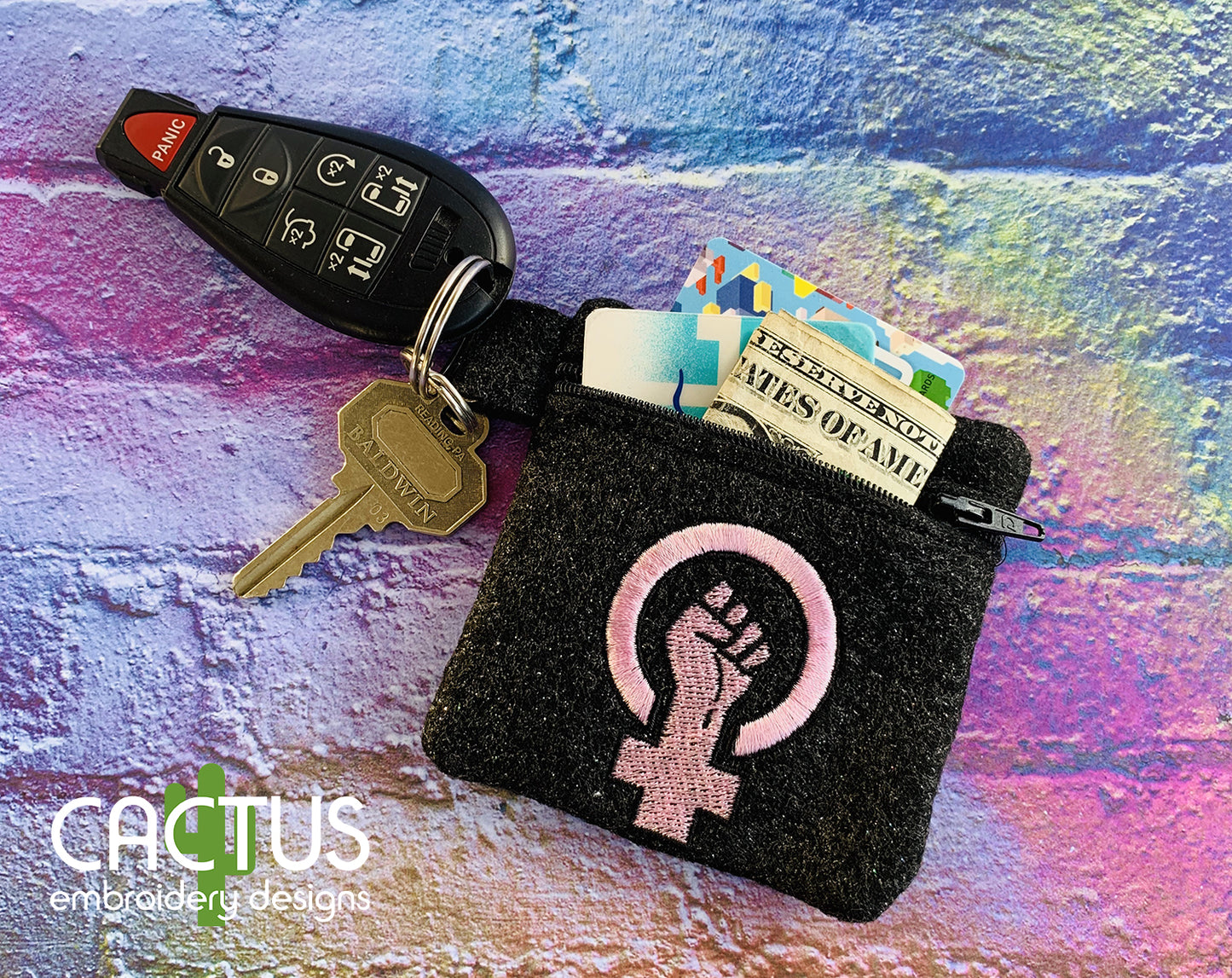 Feminism Symbol Zipper Bag