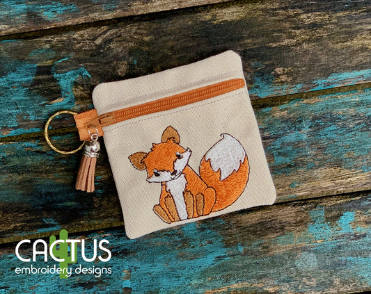 Fox Zipper Bag