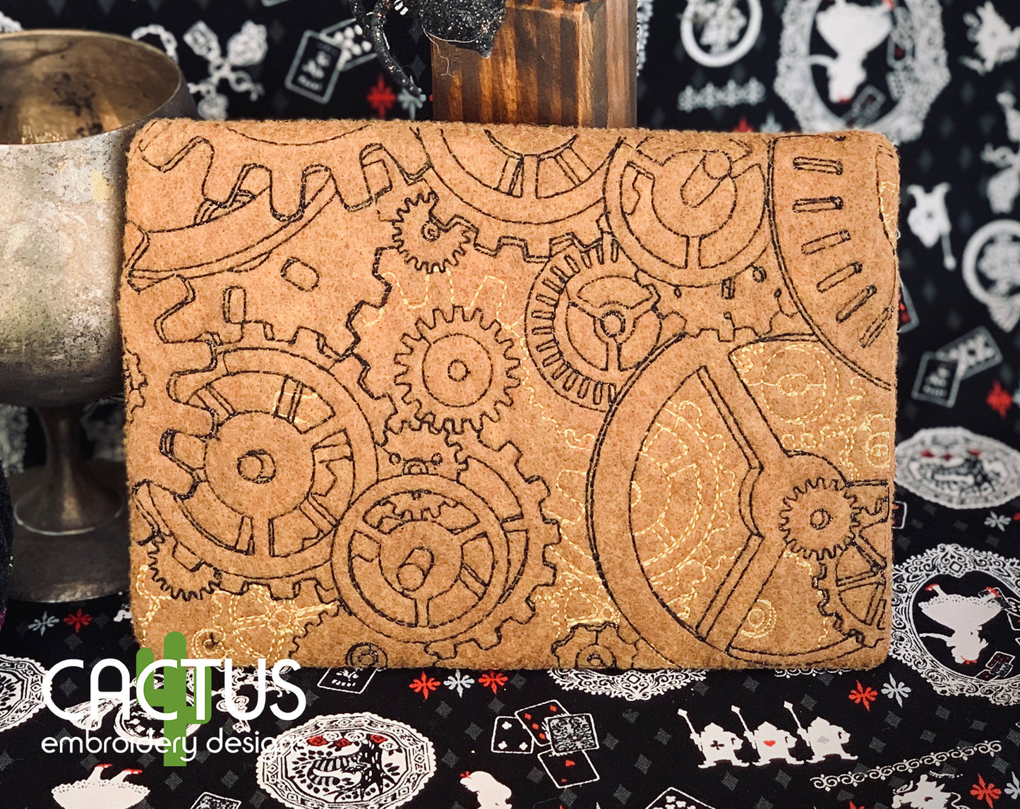 Gears Zipper Bag