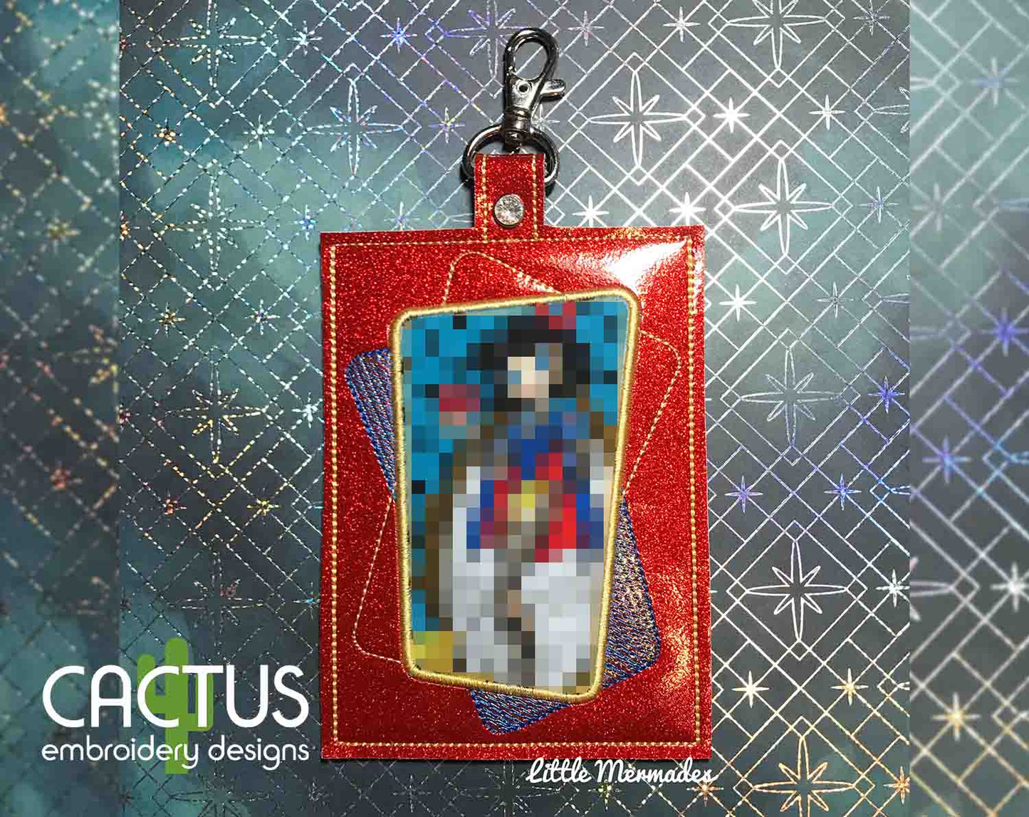 Geometric Frame ID and Vax Card Holder