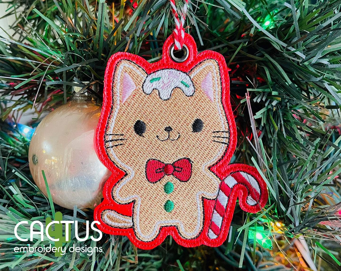 Gingerbread Cat Ornament