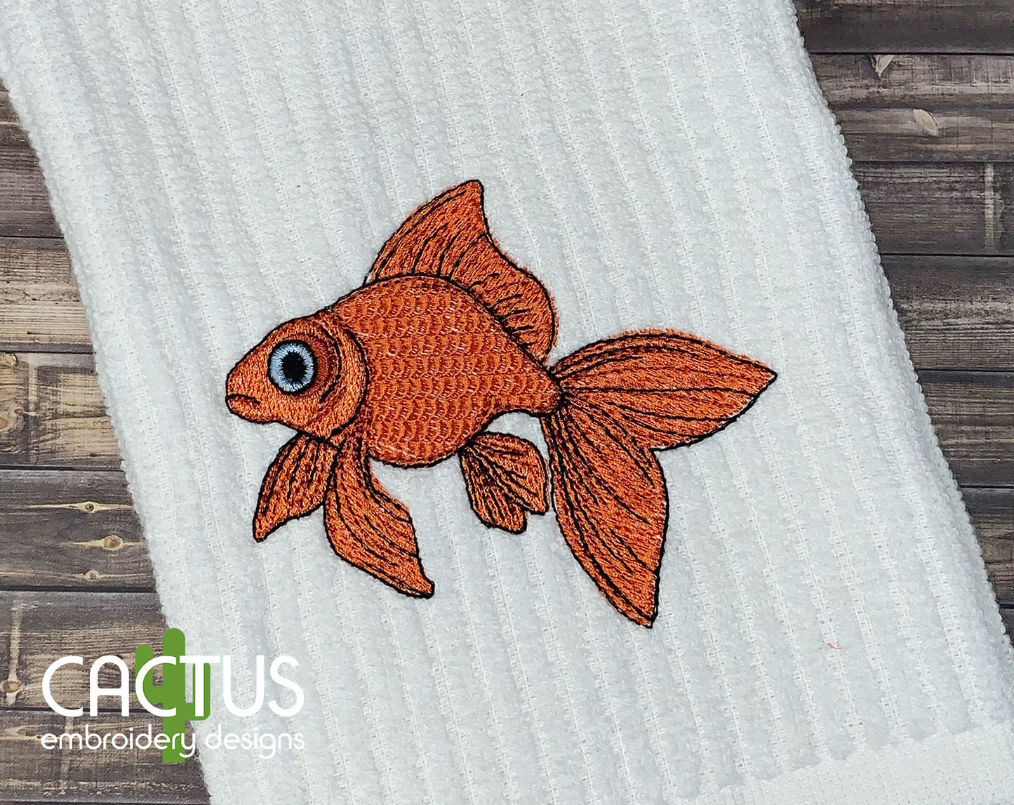 Goldfish Embroidery Design
