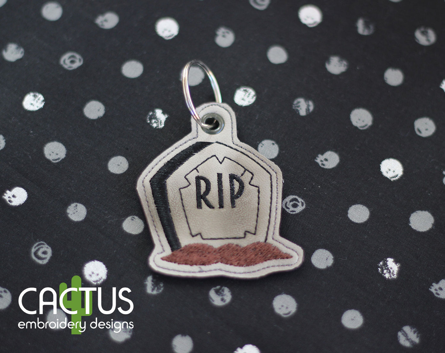 Gravestone Eyelet Fob