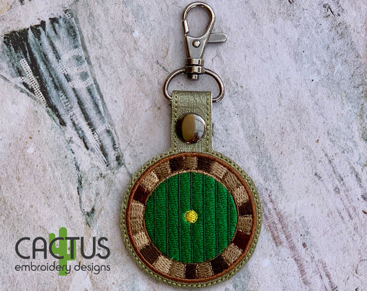 Green Door Snap Tab