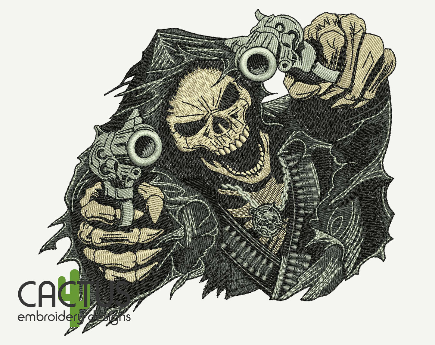 Gunner Patch Embroidery Design