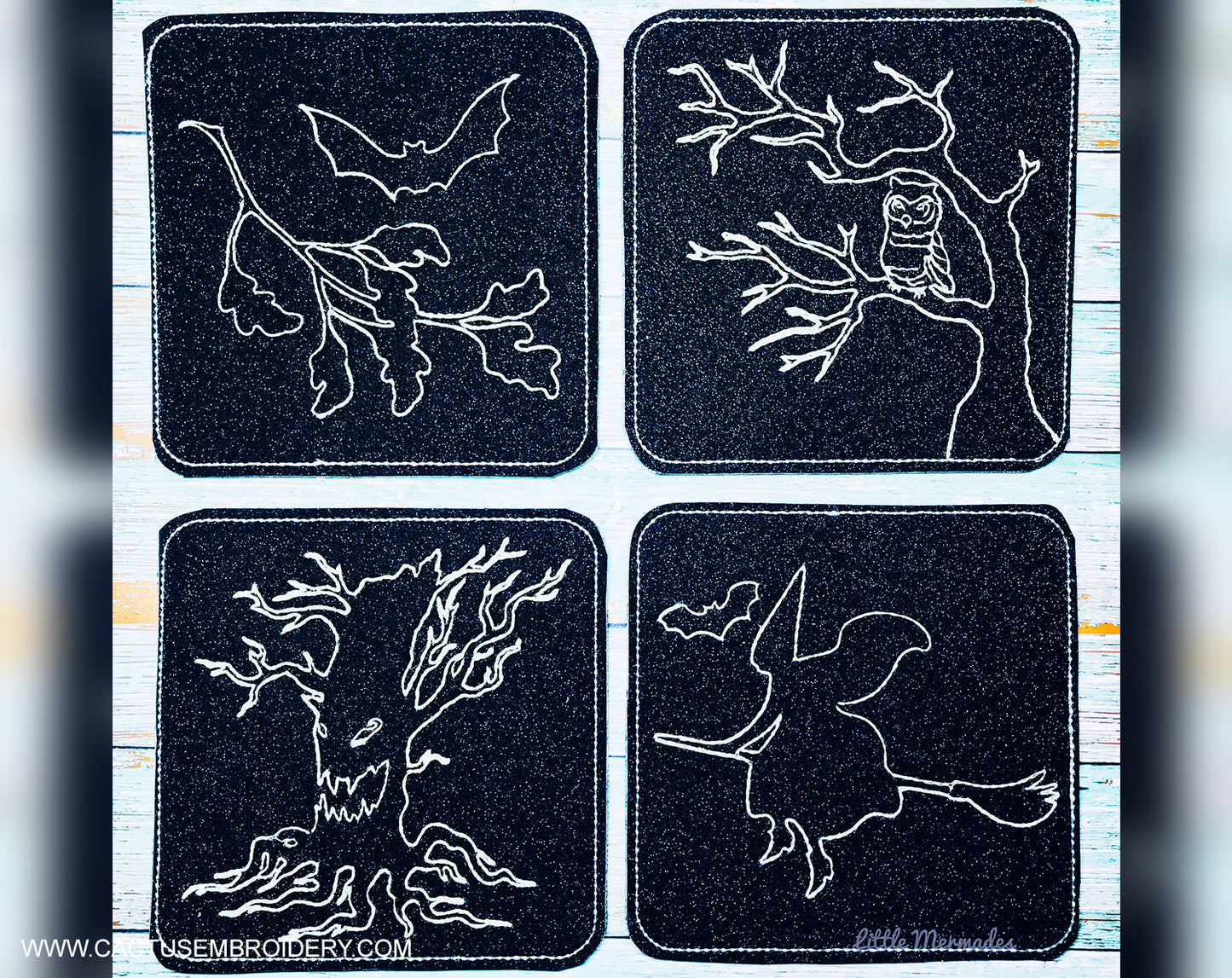 Halloween Coasters Set of 4 Design