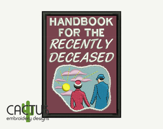 Handbook Patch Embroidery Design