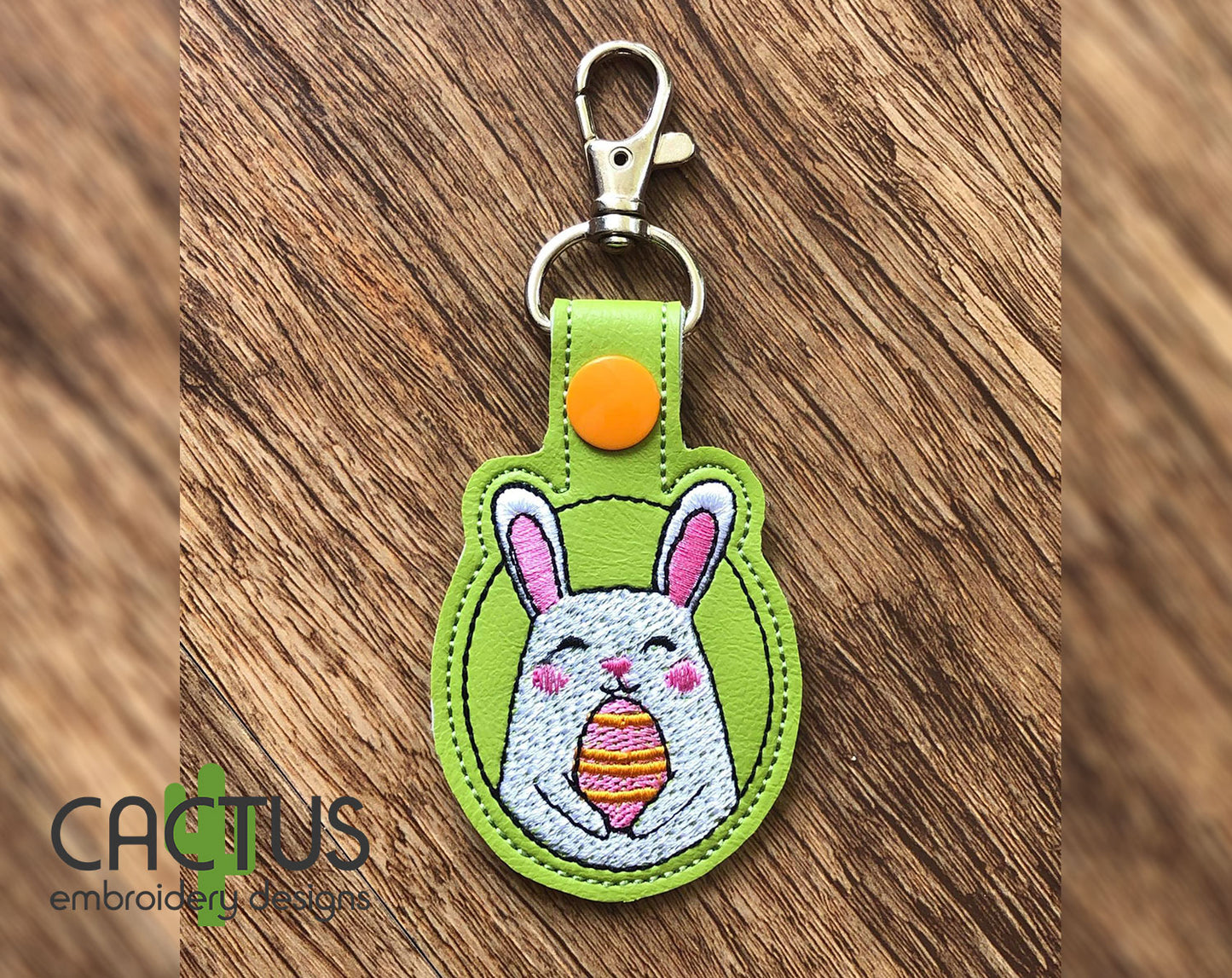 Happy Easter Rabbit Snap Tab