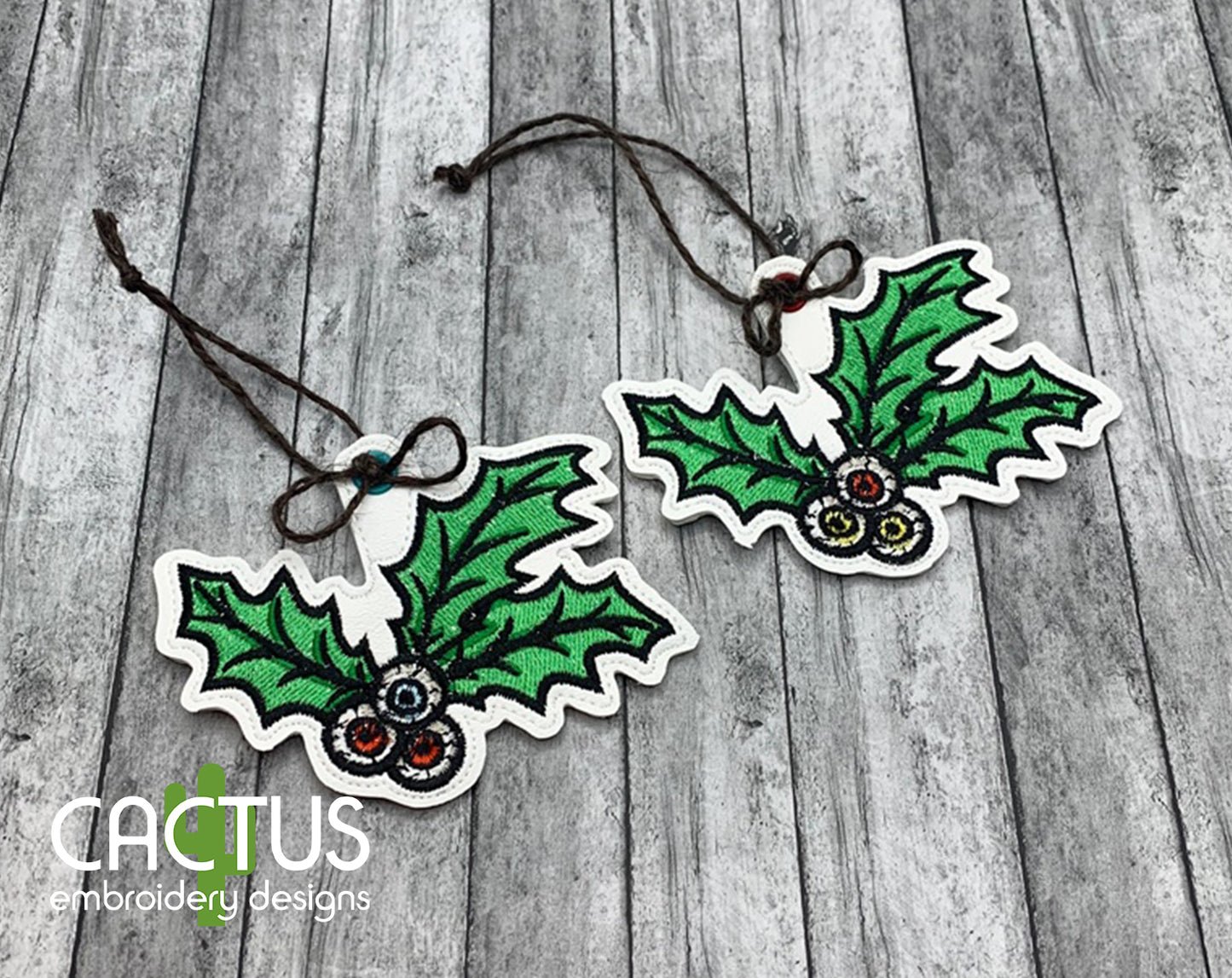 Holly Eyes Ornament