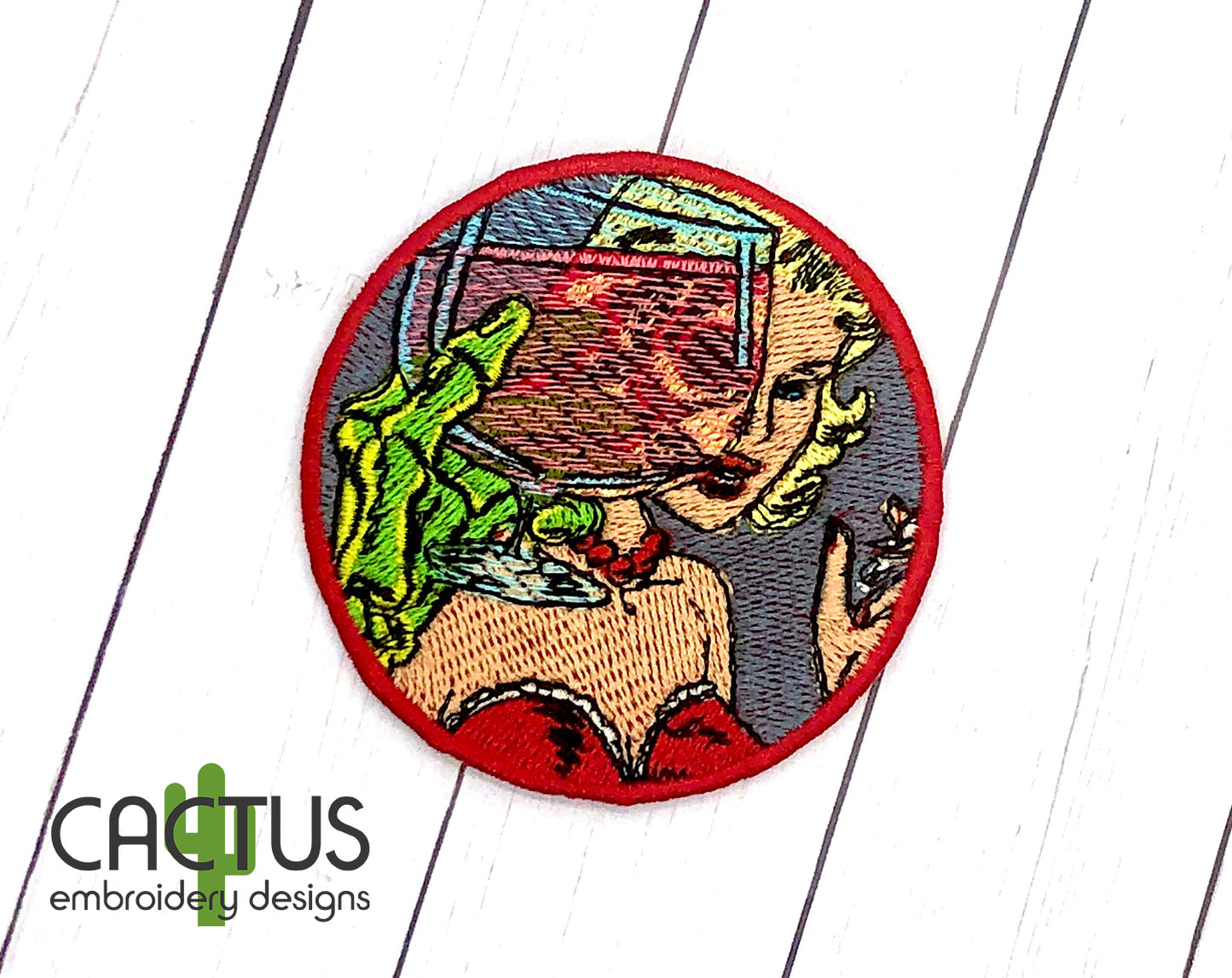 Illusion Patch Embroidery Design