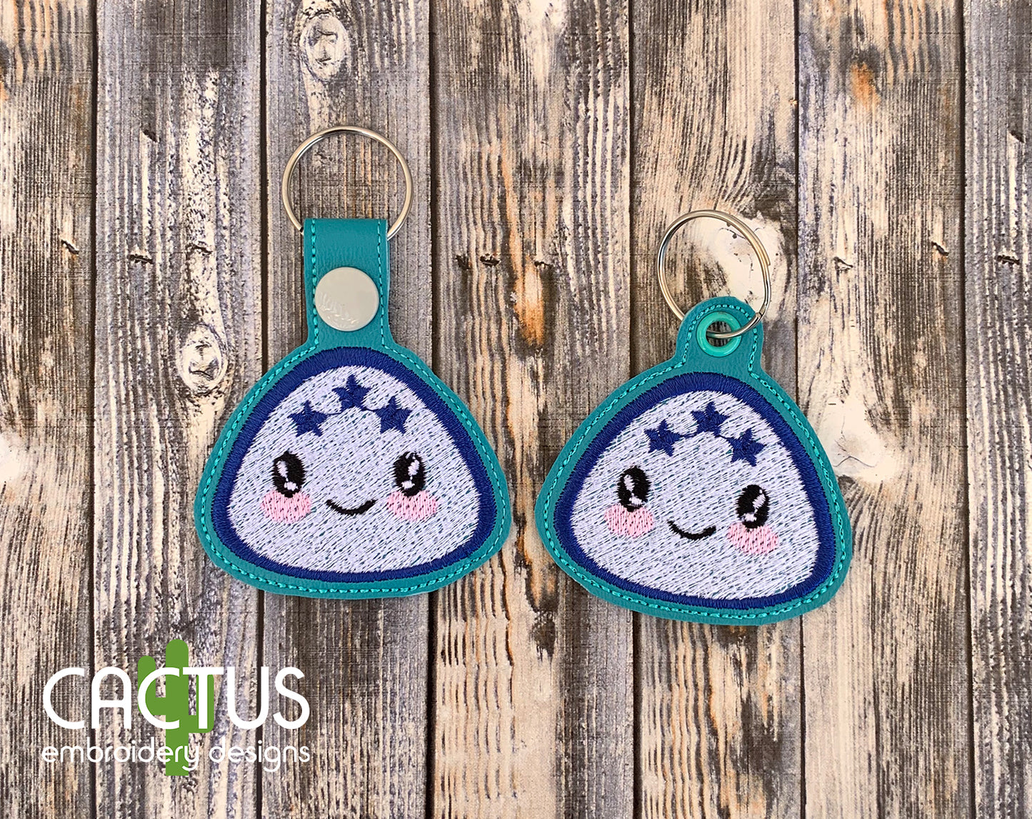 Kawaii Food Set of 5 Eyelet Fobs & Snap Tabs